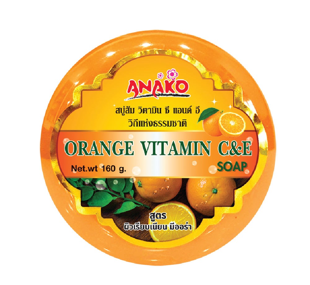 Orange Vitamin C and E Soap